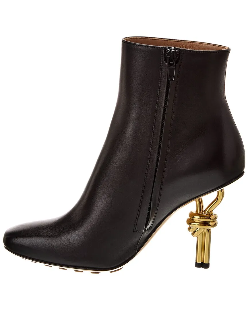 Bottega Veneta Knot Leather Bootie