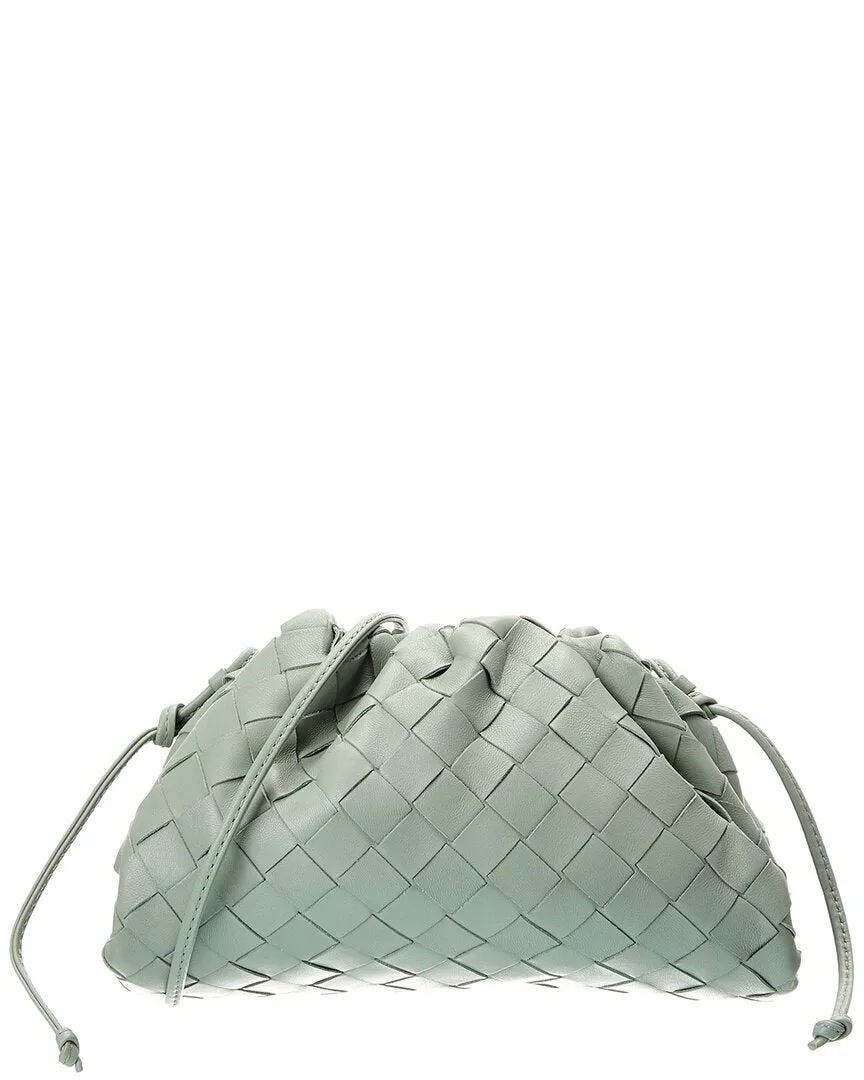 Bottega Veneta The Pouch Mini Intrecciato Leather Crossbody
