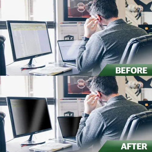 BOZABOZA PB24W-A (519 x 325mm) 24W Privacy Screen Filter with 81% Blue light cut | Anti-UV | 99.9% Anti-Bacteria | Anti-Glare for 24" LCD/LED Monitors (16:10) 螢幕防窺片[抗藍光/抗菌/韓國製]