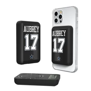 Brandon Aubrey Dallas Cowboys 17 Ready Wireless Mag Power Bank