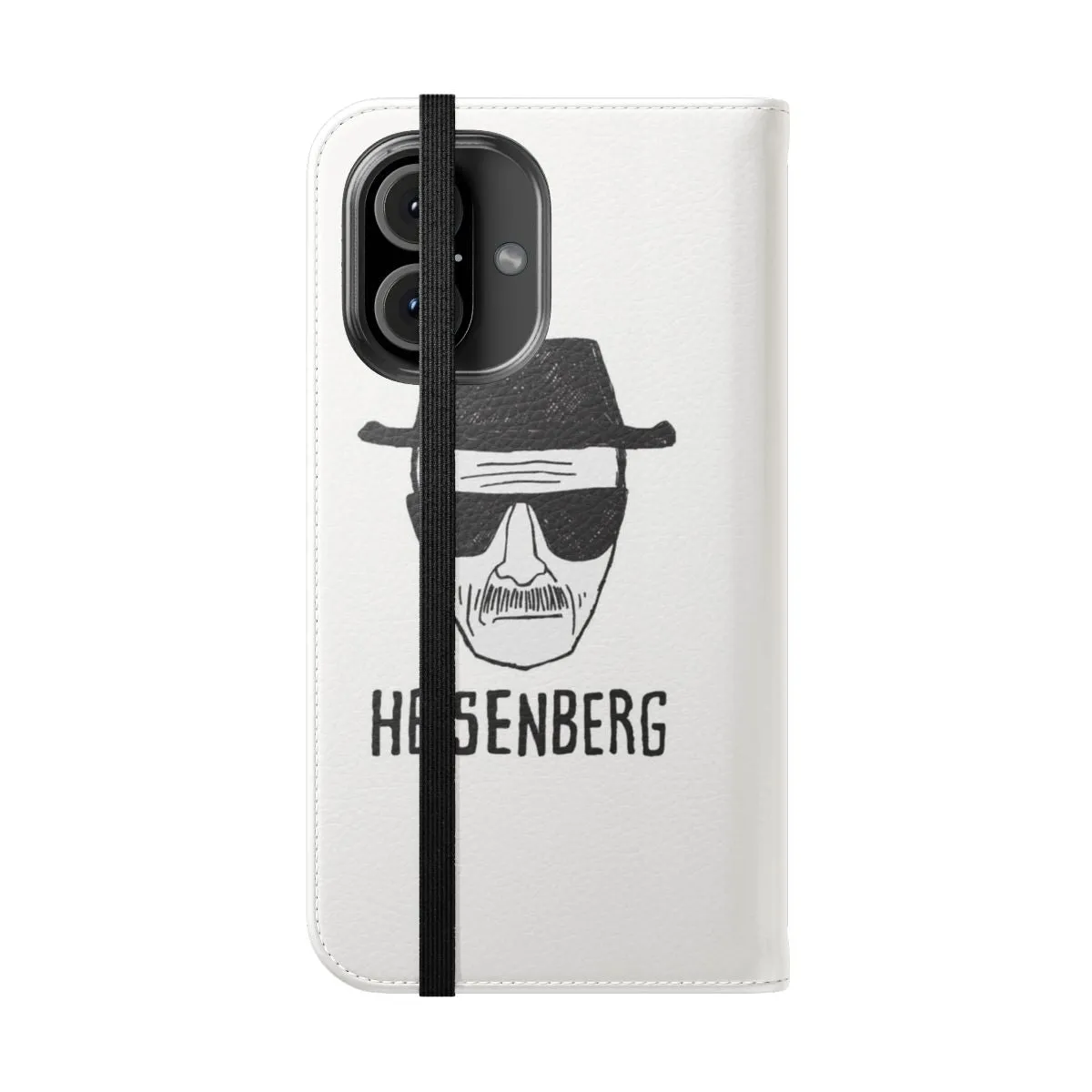 Breaking Bad Inspired Heisenberg Drawing Flip Cover Phone Case