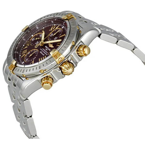Breitling Chronomat Evolution Burgundy Dial Automatic Men's Watch B1335611-K521SS B1335611/K521