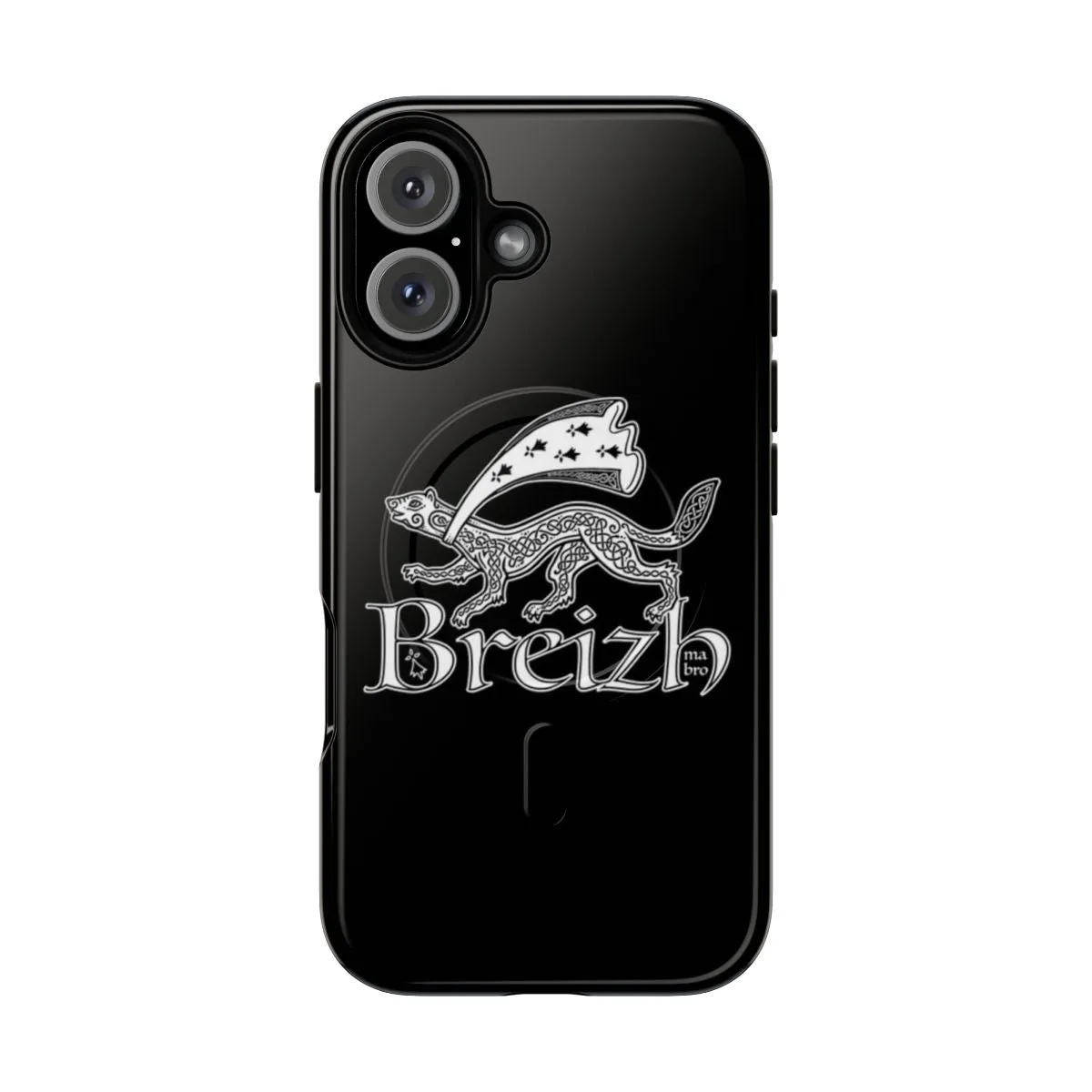 Breizh-Inspired Magnetic Tough Phone Case with Celtic Ornament