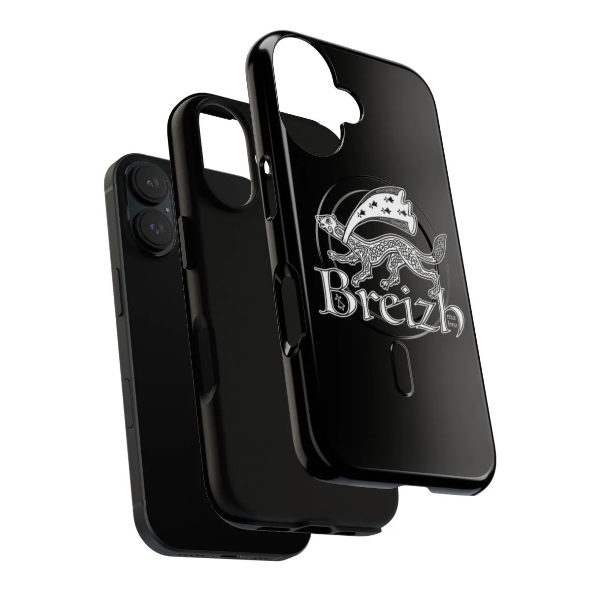 Breizh-Inspired Magnetic Tough Phone Case with Celtic Ornament