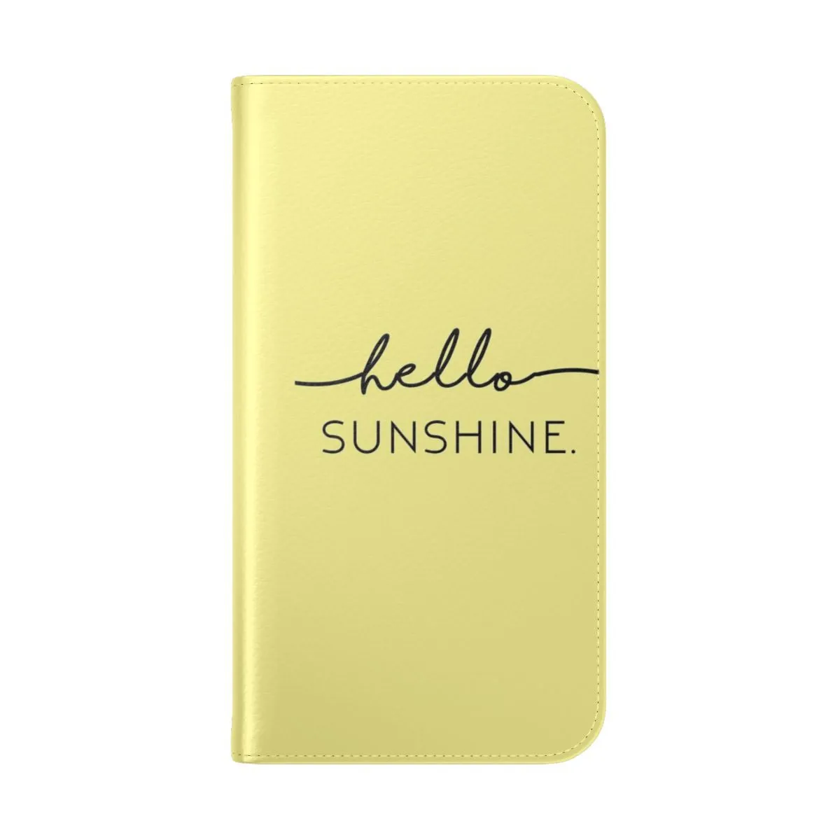 Bright & Cheerful Yellow Flip Cover Phone Case for Baby Nursery