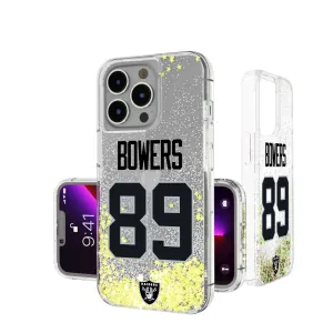 Brock Bowers Las Vegas Raiders 89 Ready Glitter Phone Case