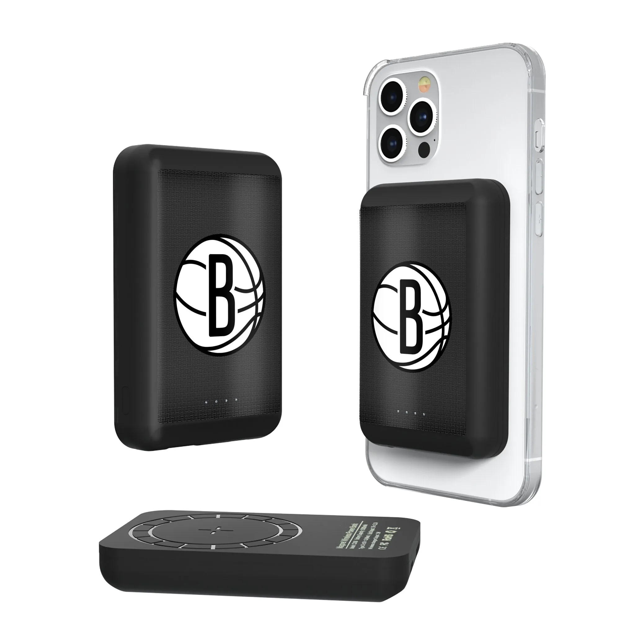 Brooklyn Nets Linen Wireless Mag Power Bank