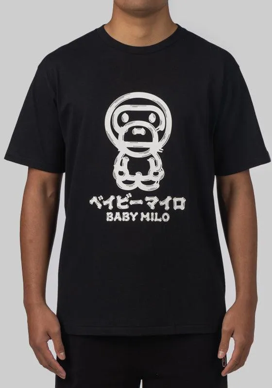 Brush Baby Milo T-Shirt - Black