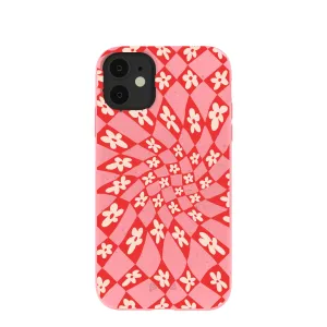 Bubblegum Pink Funky Fleurs iPhone 11 Case