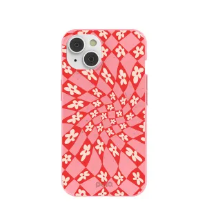 Bubblegum Pink Funky Fleurs iPhone 14 Case