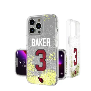 Budda Baker Arizona Cardinals 3 Ready Glitter Phone Case