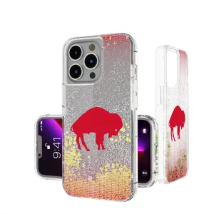 Buffalo Bills Historic Collection Linen Glitter Phone Case