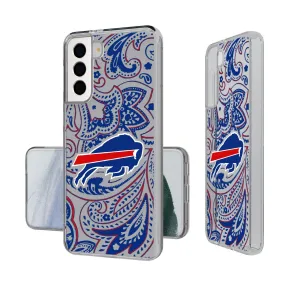 Buffalo Bills Paisley Clear Phone Case
