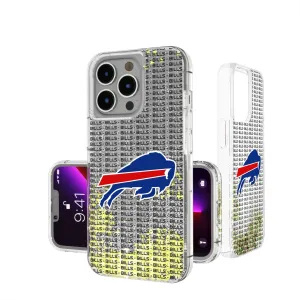Buffalo Bills Text Backdrop Glitter Phone Case