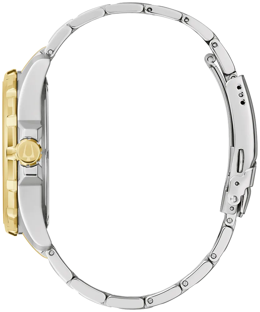 Bulova Marine Star Men's Blue Dial Watch 98B384