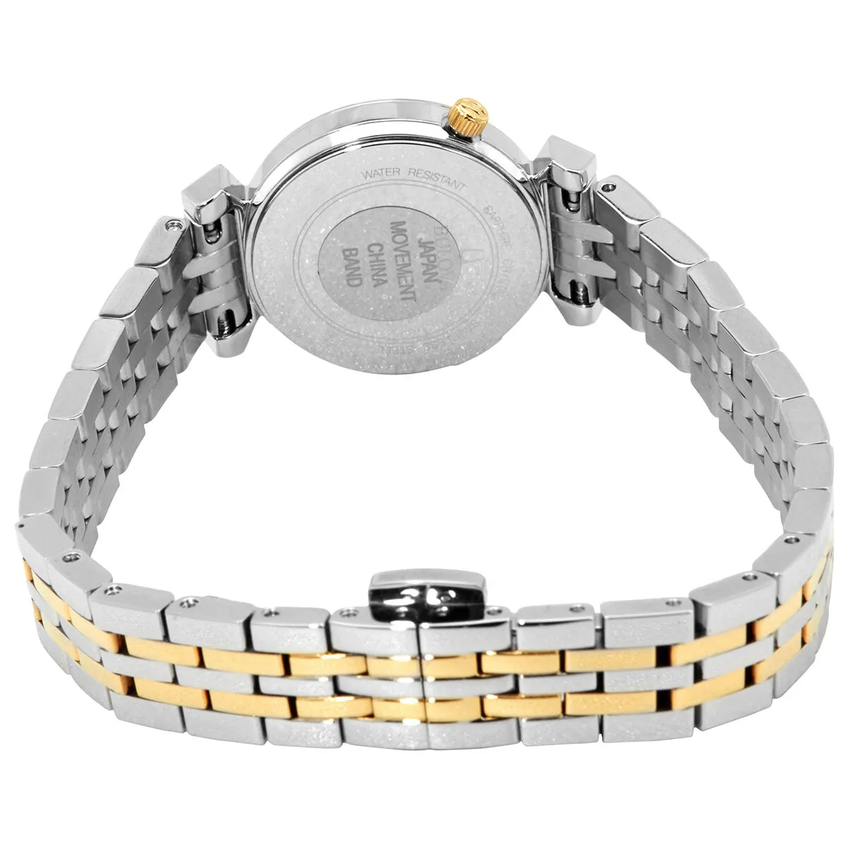 Bulova Regatta Quartz Diamond Mother of Pearl Dial Ladies Watch 98P202