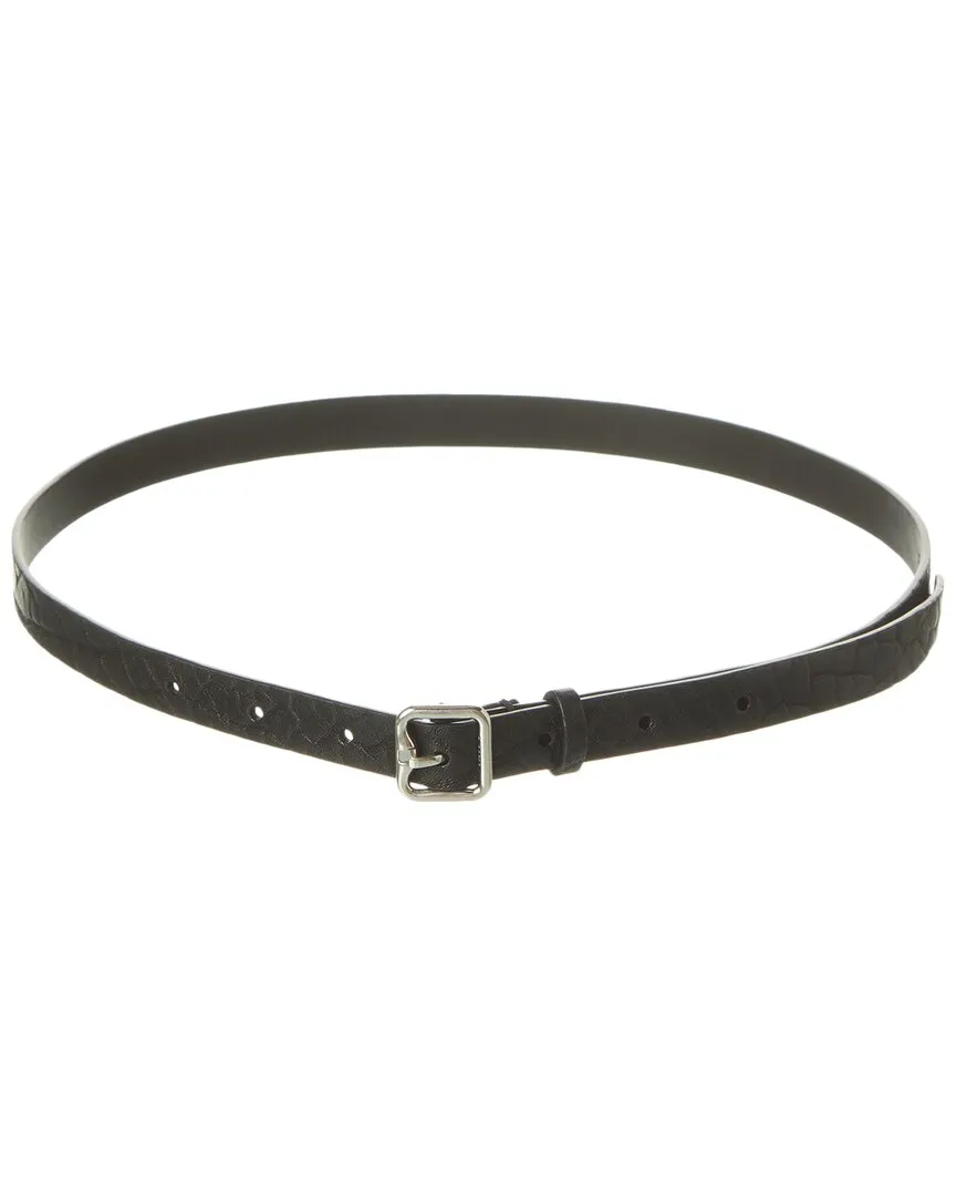 Burberry B Logo Leather Belt