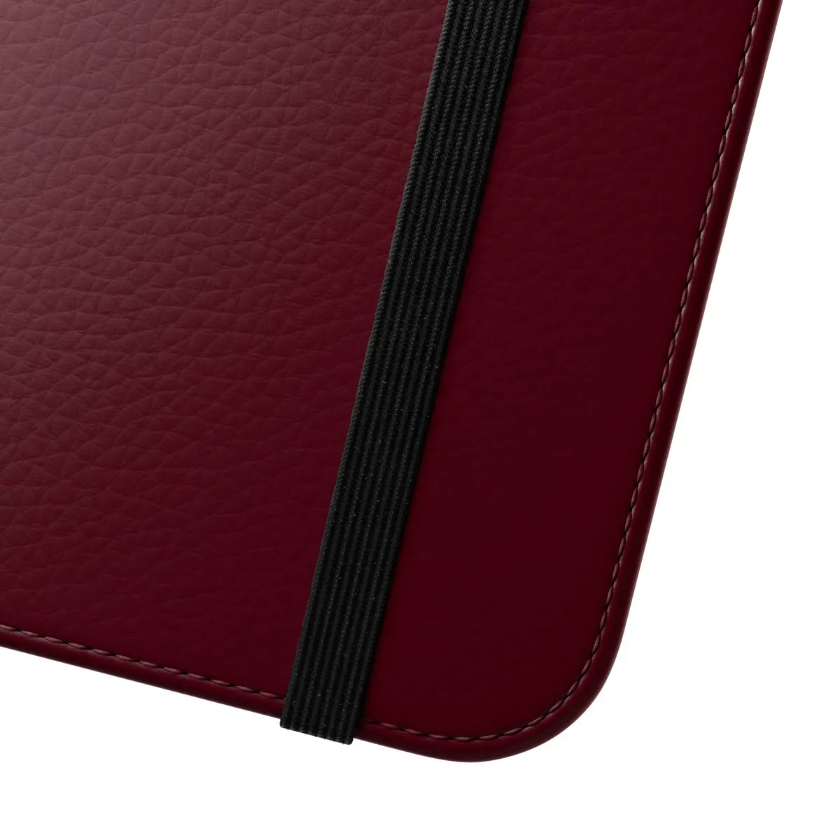 Burgundy Flip Cover Phone Case - Stylish & Trendy Protection