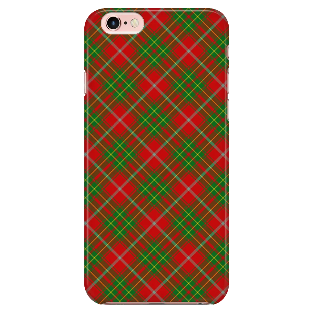 Burnett Scottish Plaid Tartan Phone Case