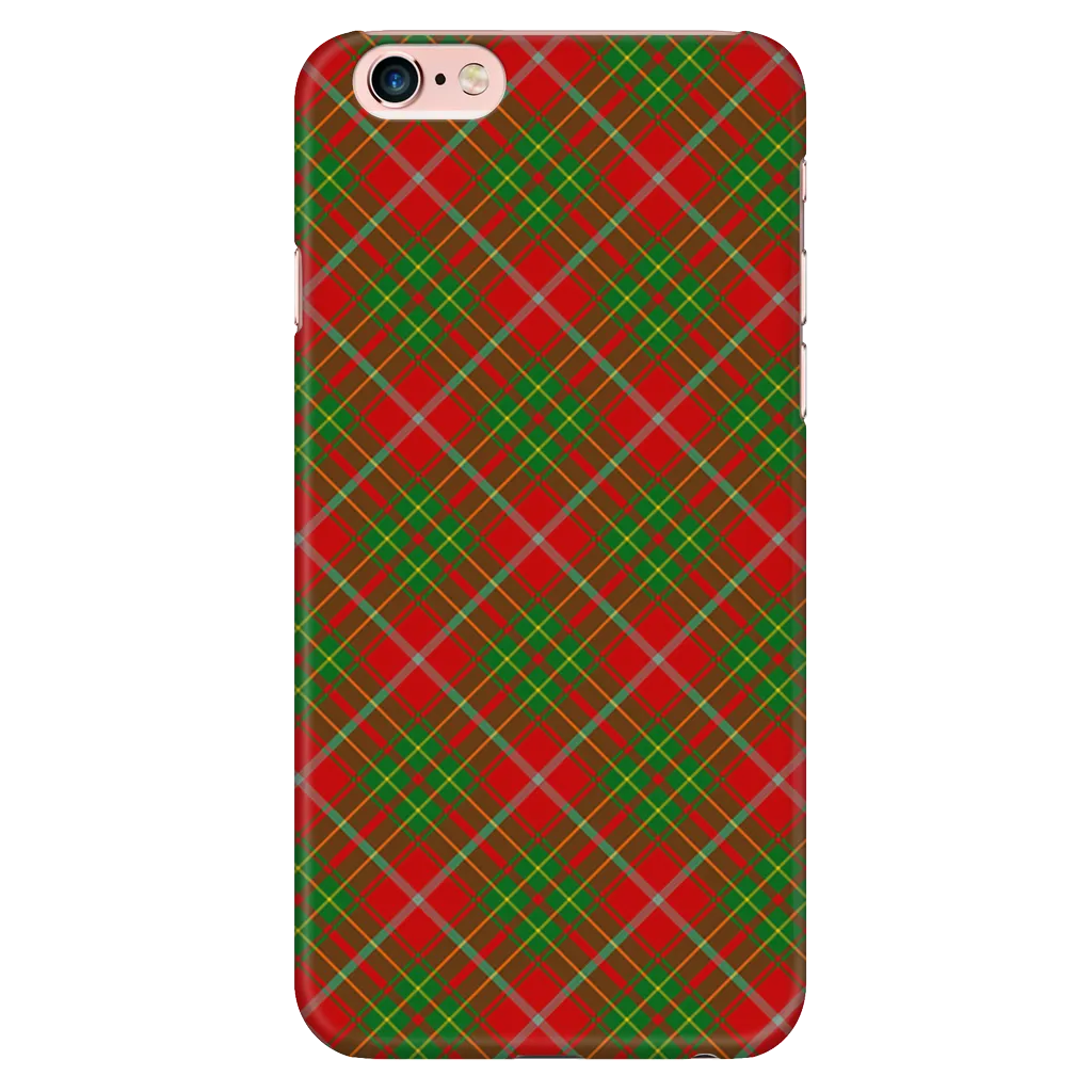 Burnett Scottish Plaid Tartan Phone Case