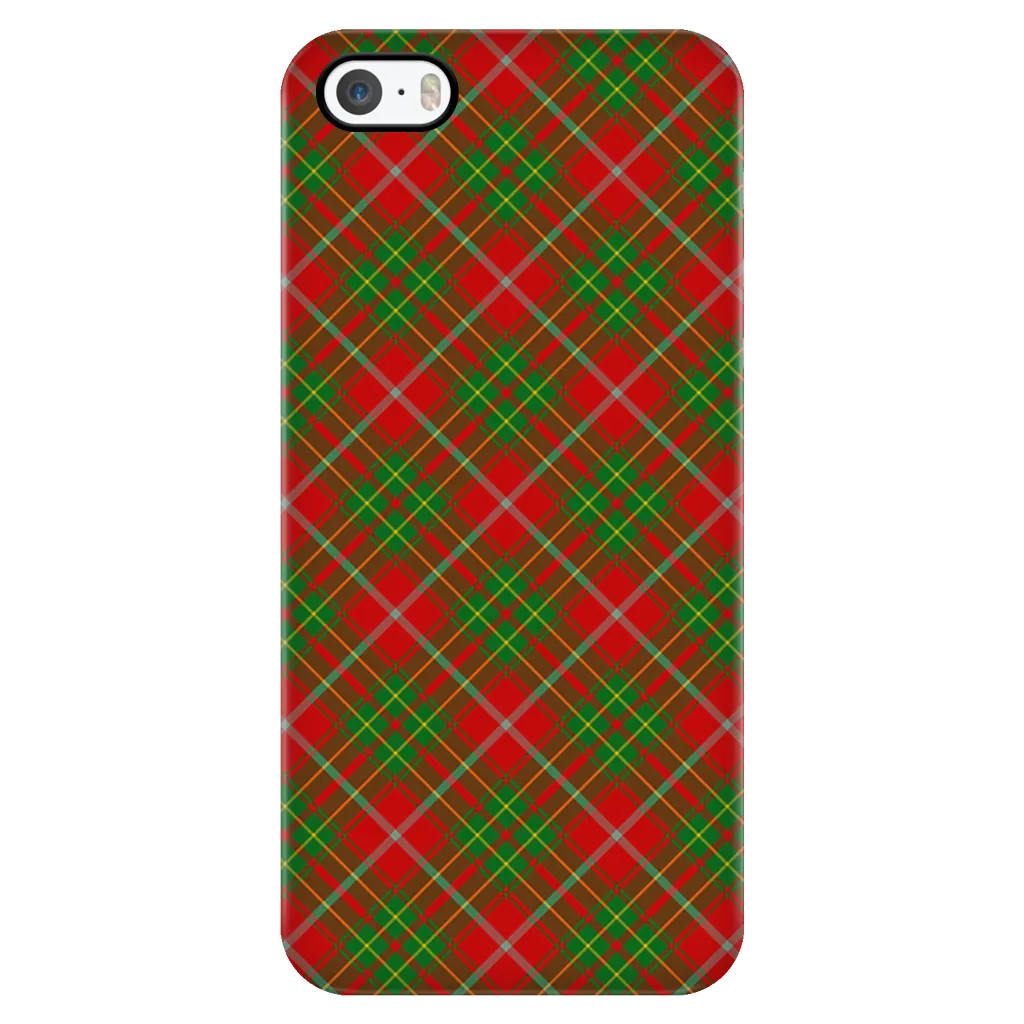 Burnett Scottish Plaid Tartan Phone Case