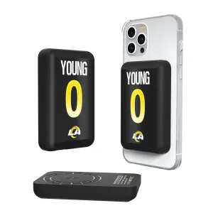 Byron Young Los Angeles Rams 0 Ready Wireless Mag Power Bank