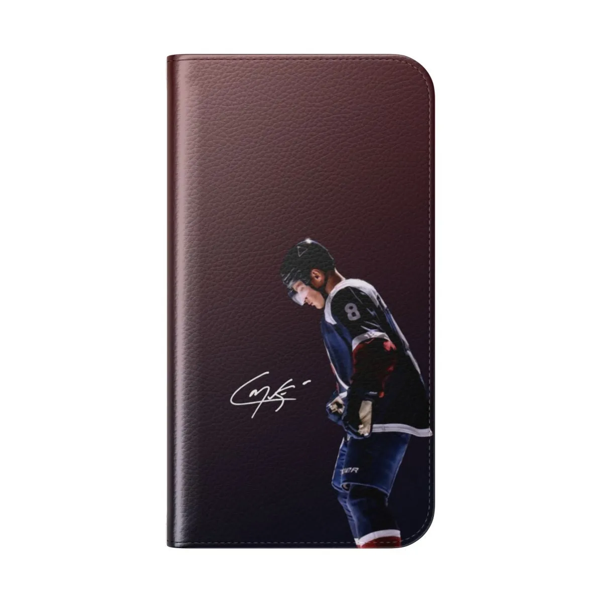 Cale Makar Inspired Flip Cover Phone Case for Colorado Avalanche Fans