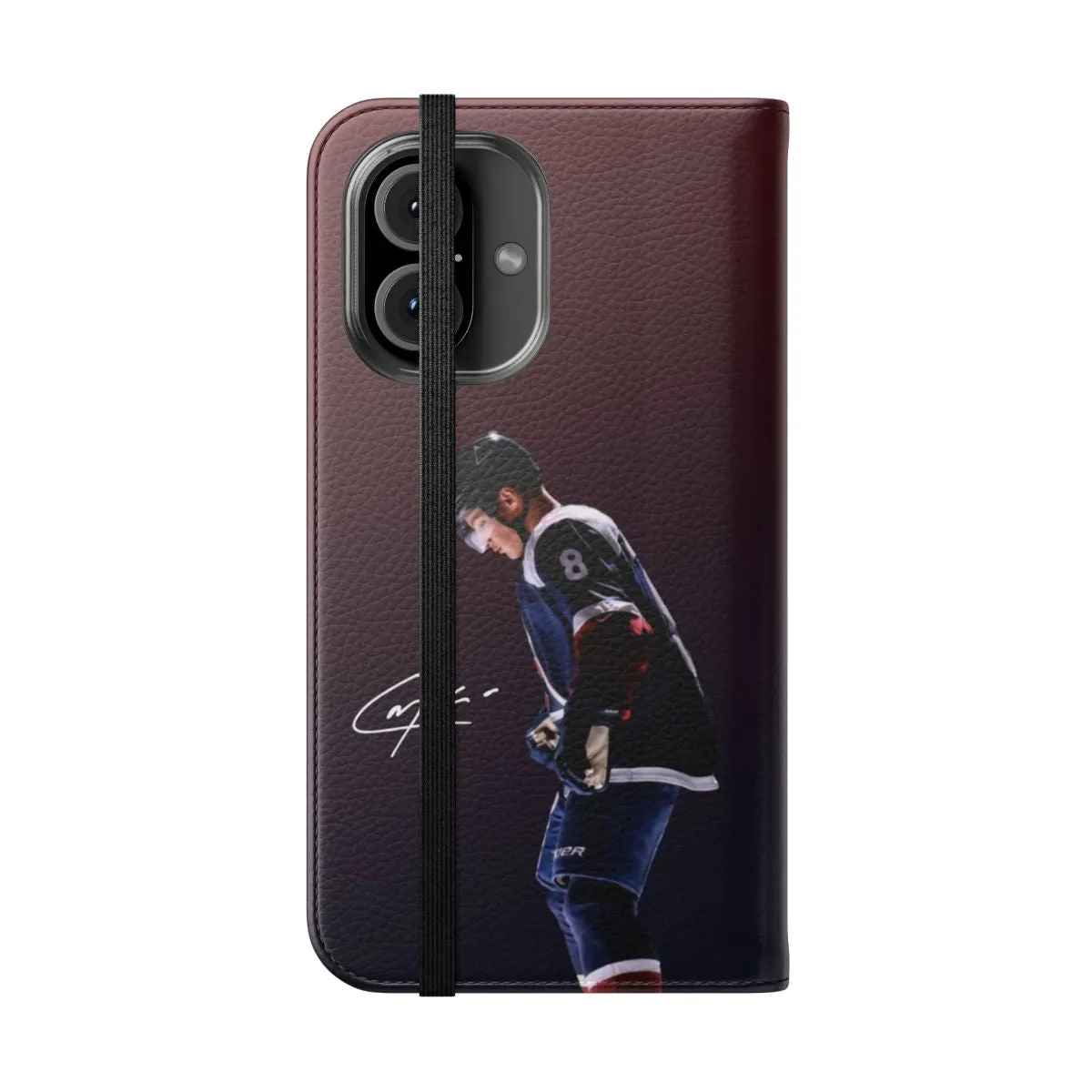 Cale Makar Inspired Flip Cover Phone Case for Colorado Avalanche Fans