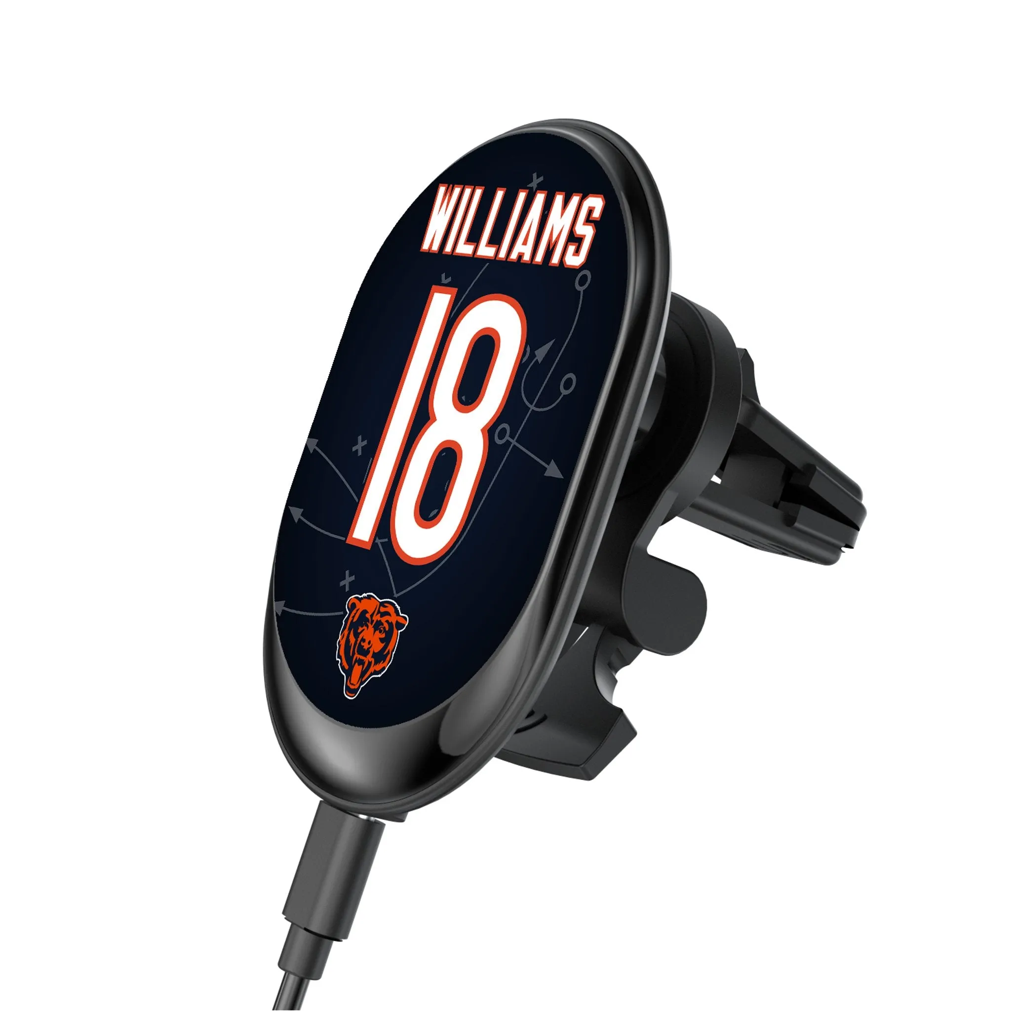 Caleb Williams Chicago Bears 18 Ready Wireless Mag Car Charger