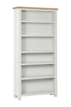 Camden Off White 6ft Bookcase