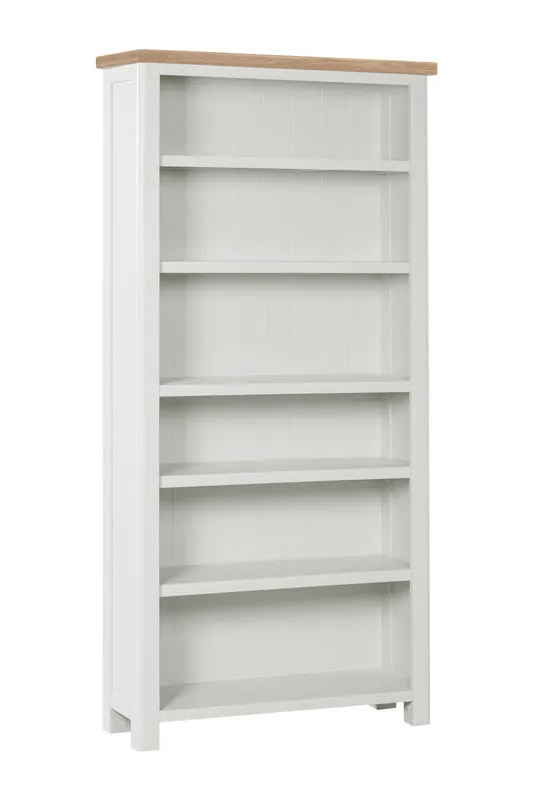 Camden Off White 6ft Bookcase