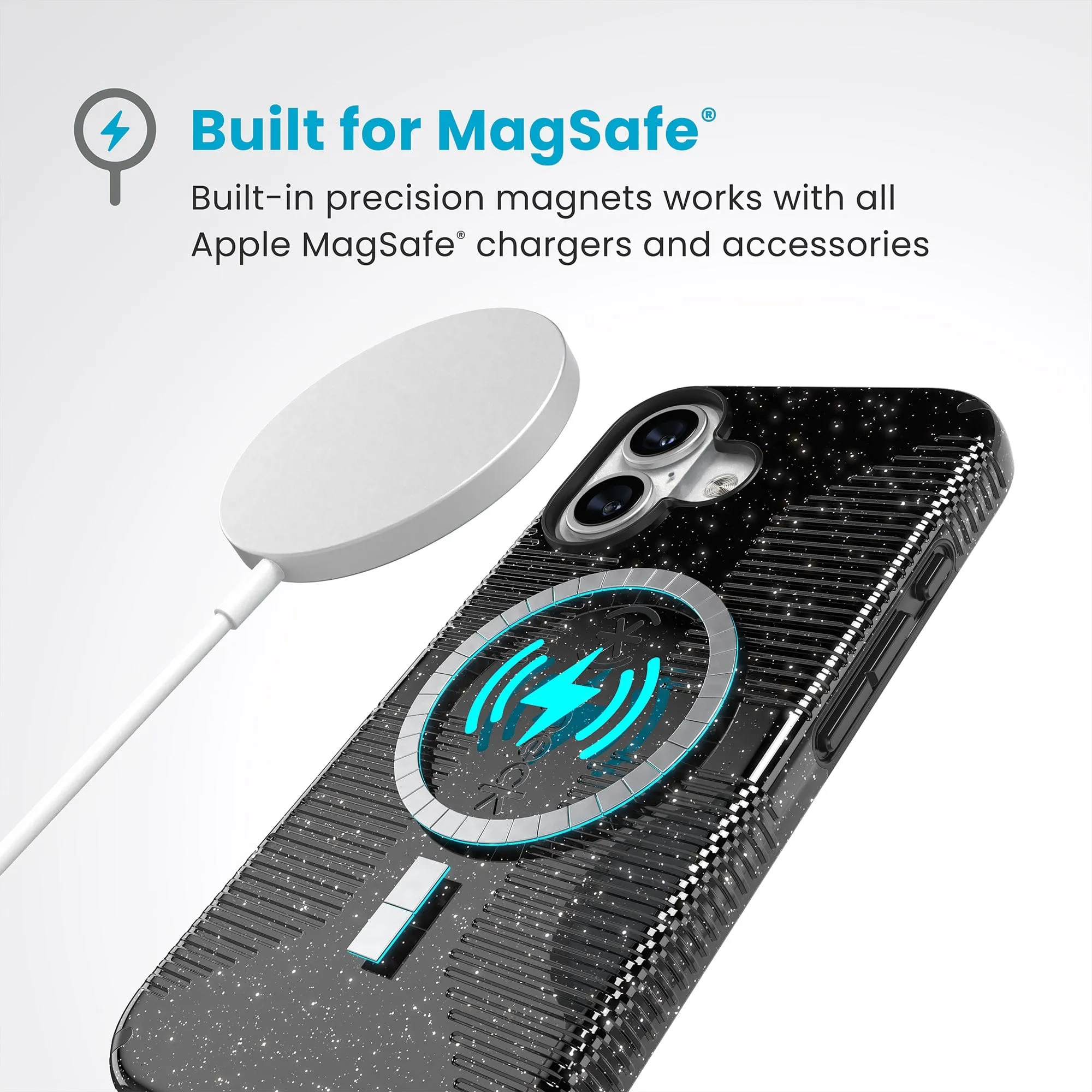 CandyShell Grip   Glitter MagSafe Apple iPhone 16 Case