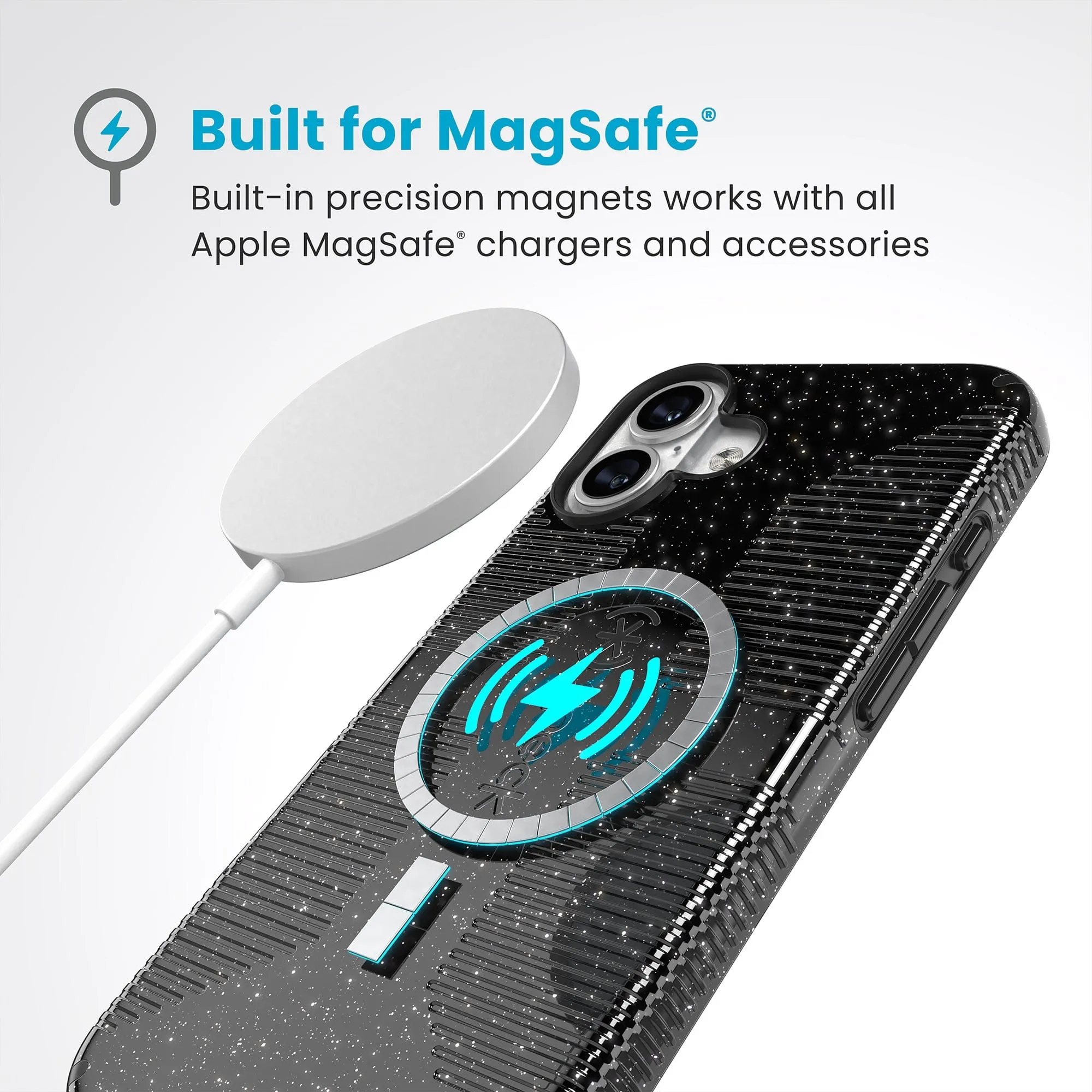 CandyShell Grip   Glitter MagSafe Apple iPhone 16 Plus Case