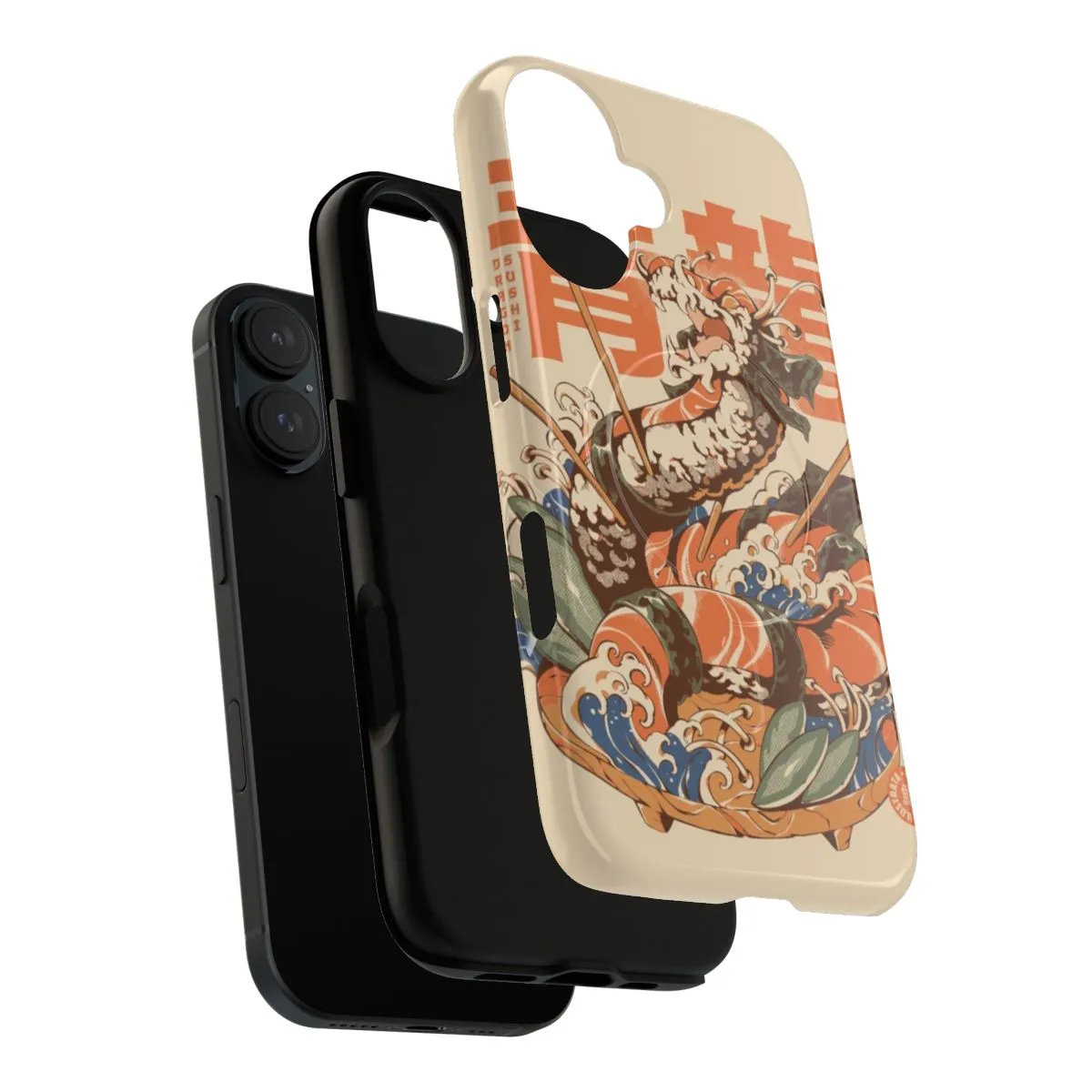Captivating Dragon Sushi Inspired Phone Case