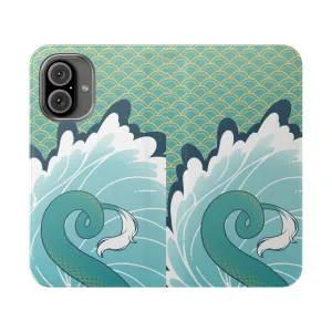 Captivating Heart of the Waves Flip Cover Phone Case