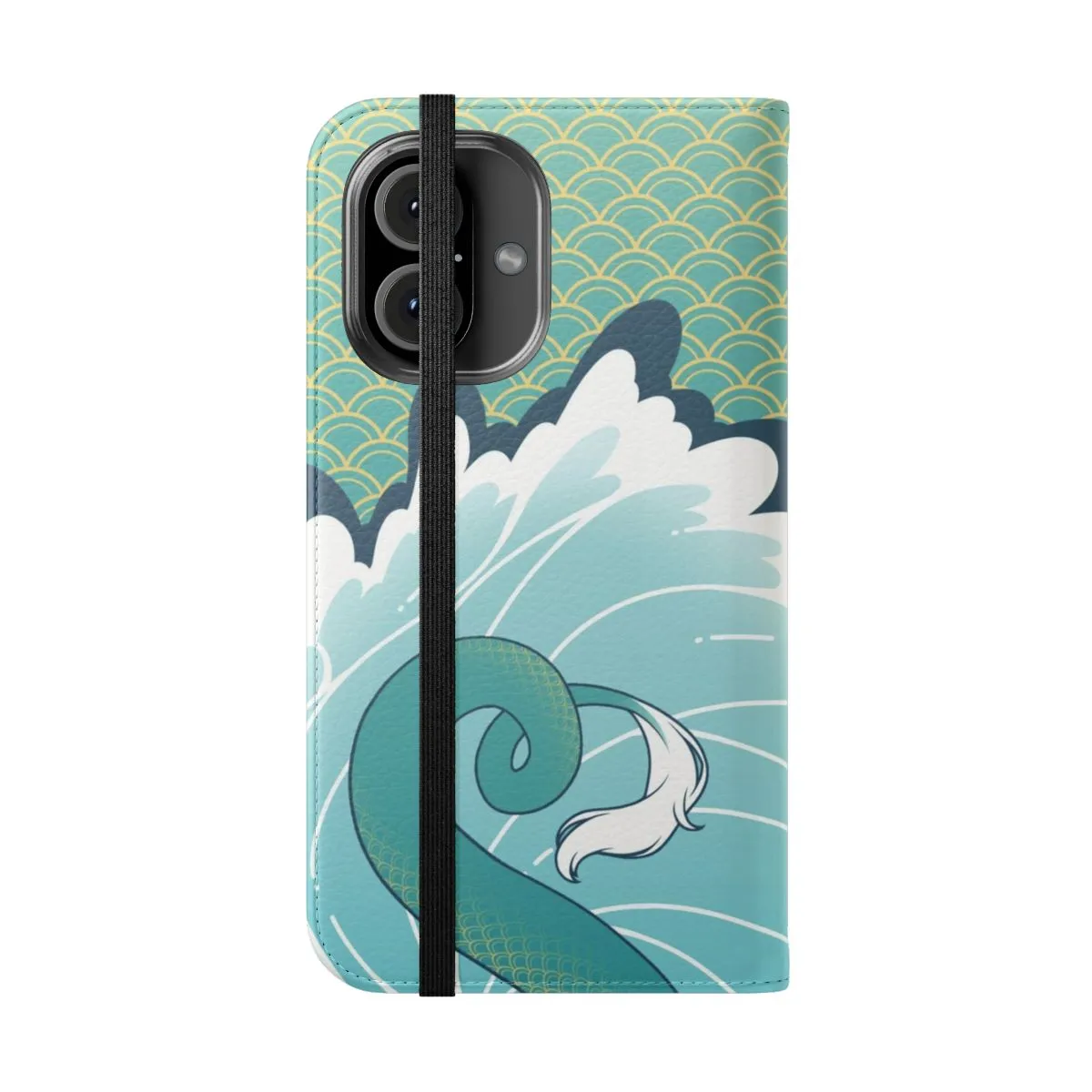 Captivating Heart of the Waves Flip Cover Phone Case