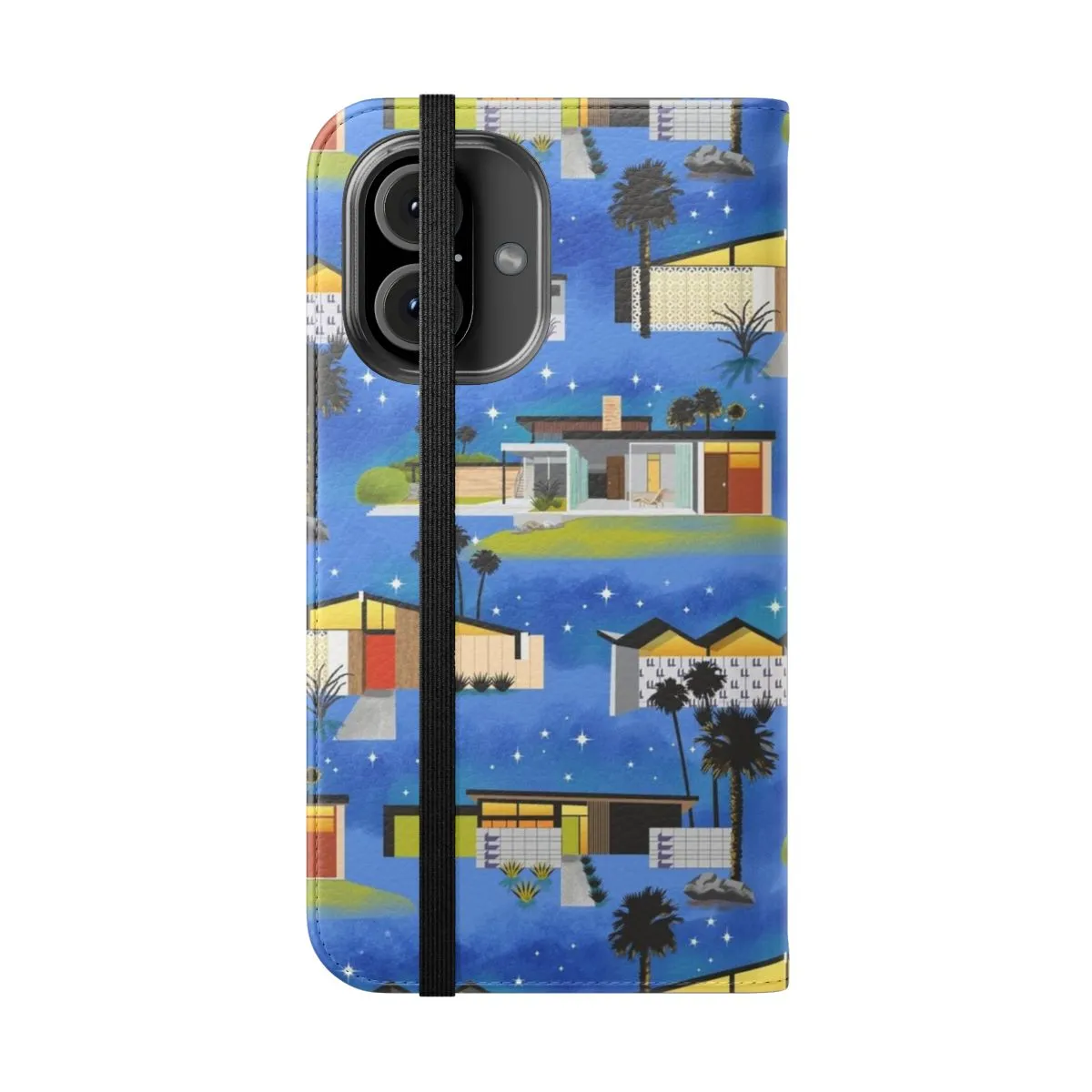 Captivating Mid Century Modern Desert Homes Flip Phone Case