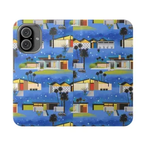 Captivating Mid Century Modern Desert Homes Flip Phone Case