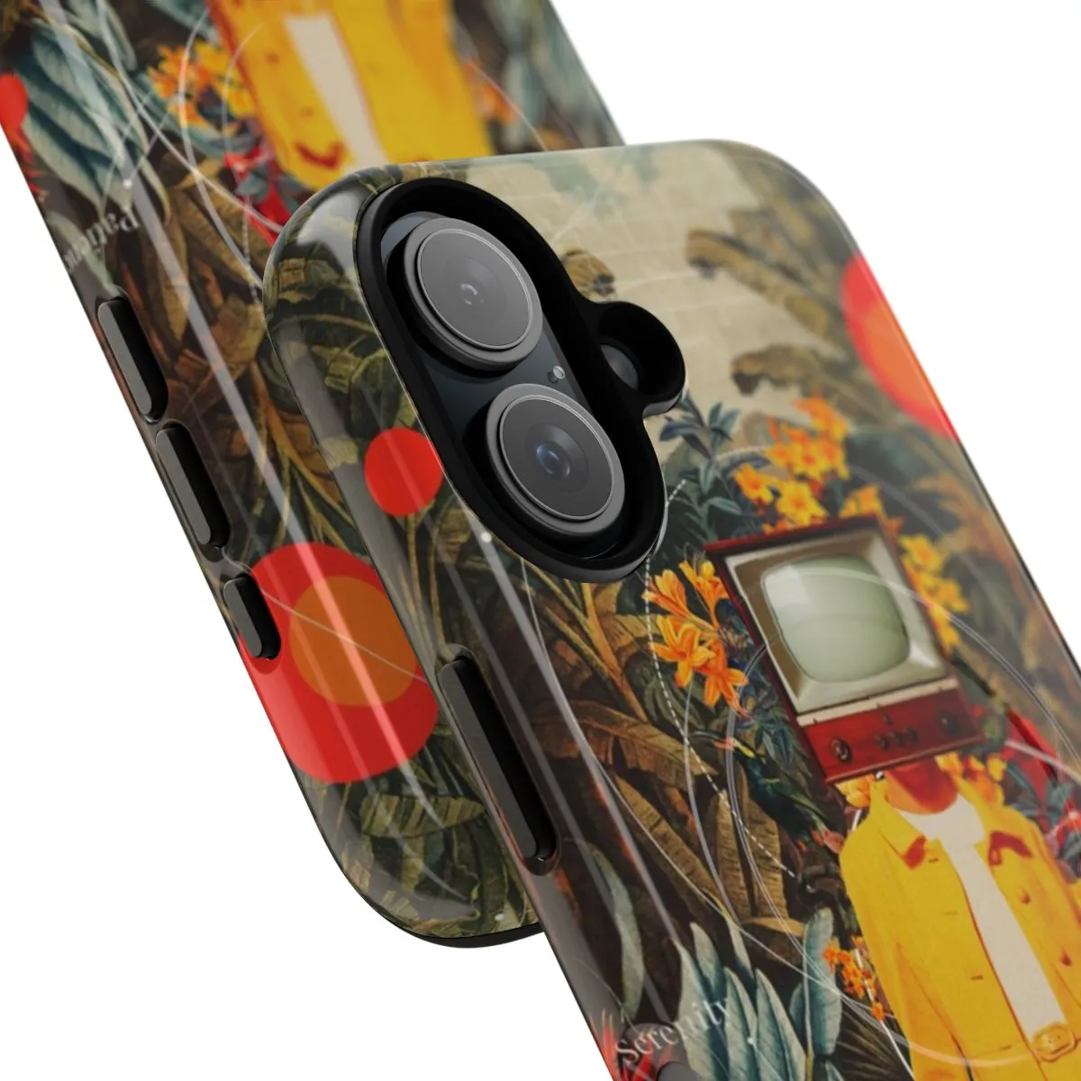Captivating Surreal Nature Phone Case with Botanical Collage