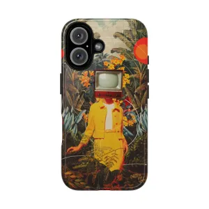 Captivating Surreal Nature Phone Case with Botanical Collage