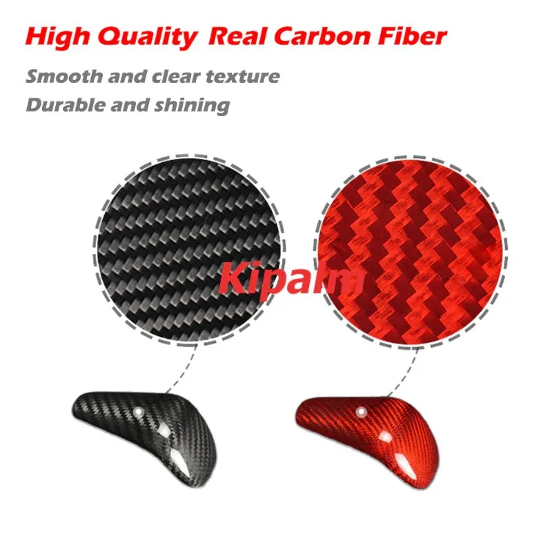 Car Interior Accessories E90 Carbon Fiber Gear Shift Trim For BMW E92 E60 3 Series 5 Series