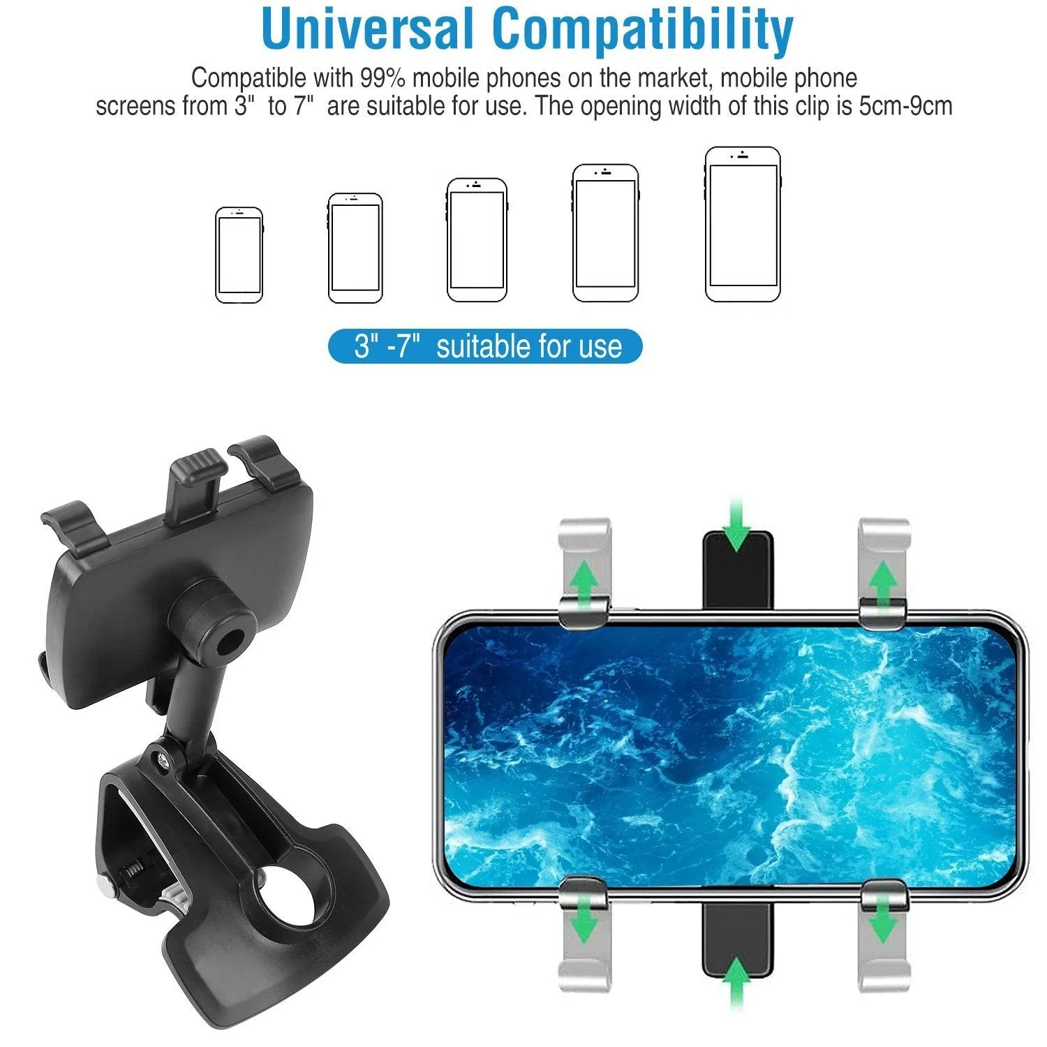 Car Non-slip 360°Rotation Dashboard Phone Holder