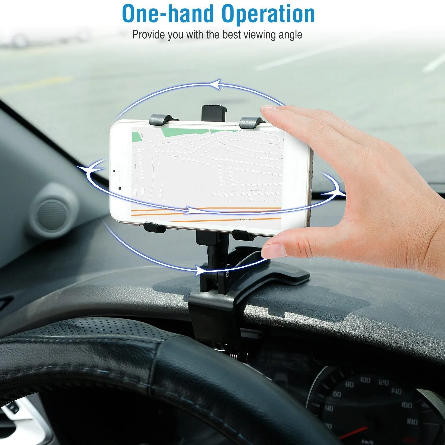 Car Non-slip 360°Rotation Dashboard Phone Holder