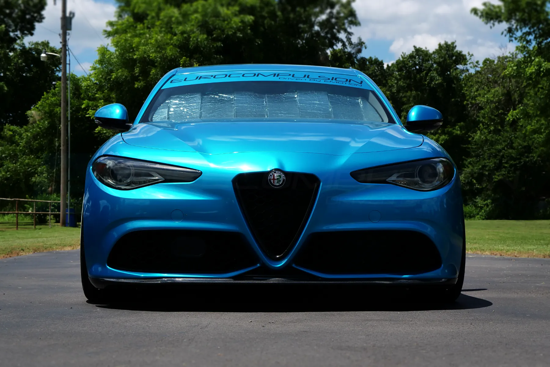 CARBON FIBER FULL FRONT LIP (ALFA ROMEO GIULIA 2.0L)