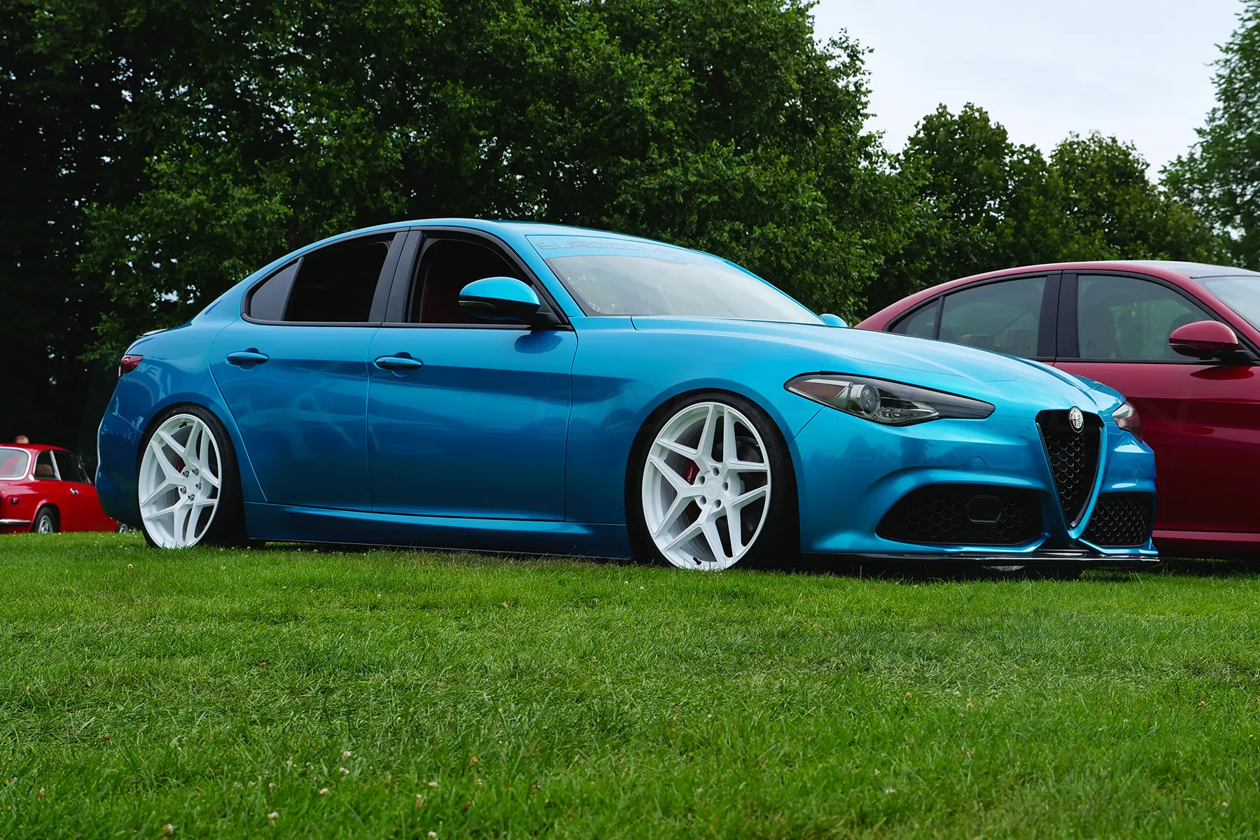 CARBON FIBER FULL FRONT LIP (ALFA ROMEO GIULIA 2.0L)