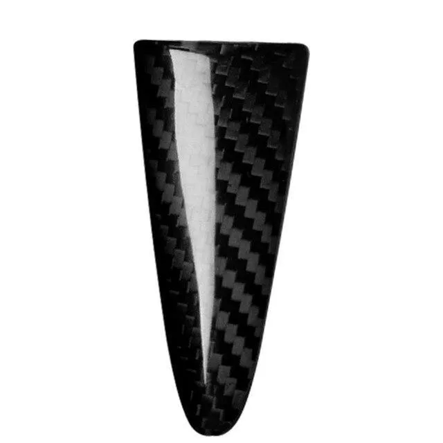 Carbon Fiber Steering Wheel Center Cover Trim For Infiniti Q50 V37 2014-2017 Fitment Interior Decor