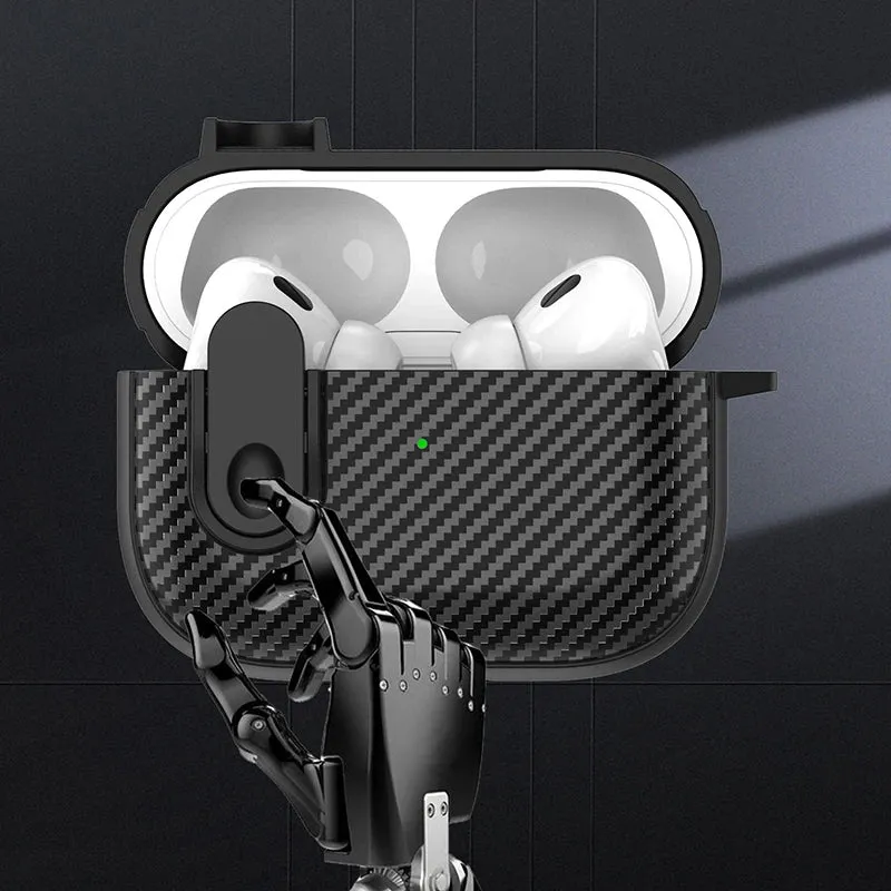 Carbon Fiber Wireless Earphone Case