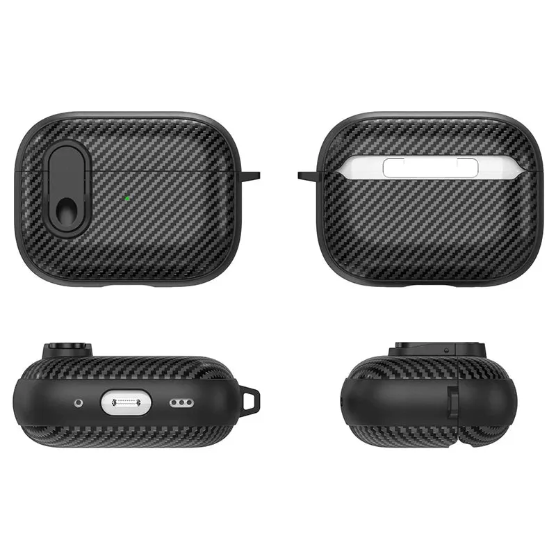Carbon Fiber Wireless Earphone Case