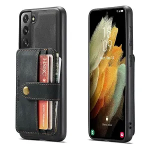 Card Slot Leather Galaxy S22 Case