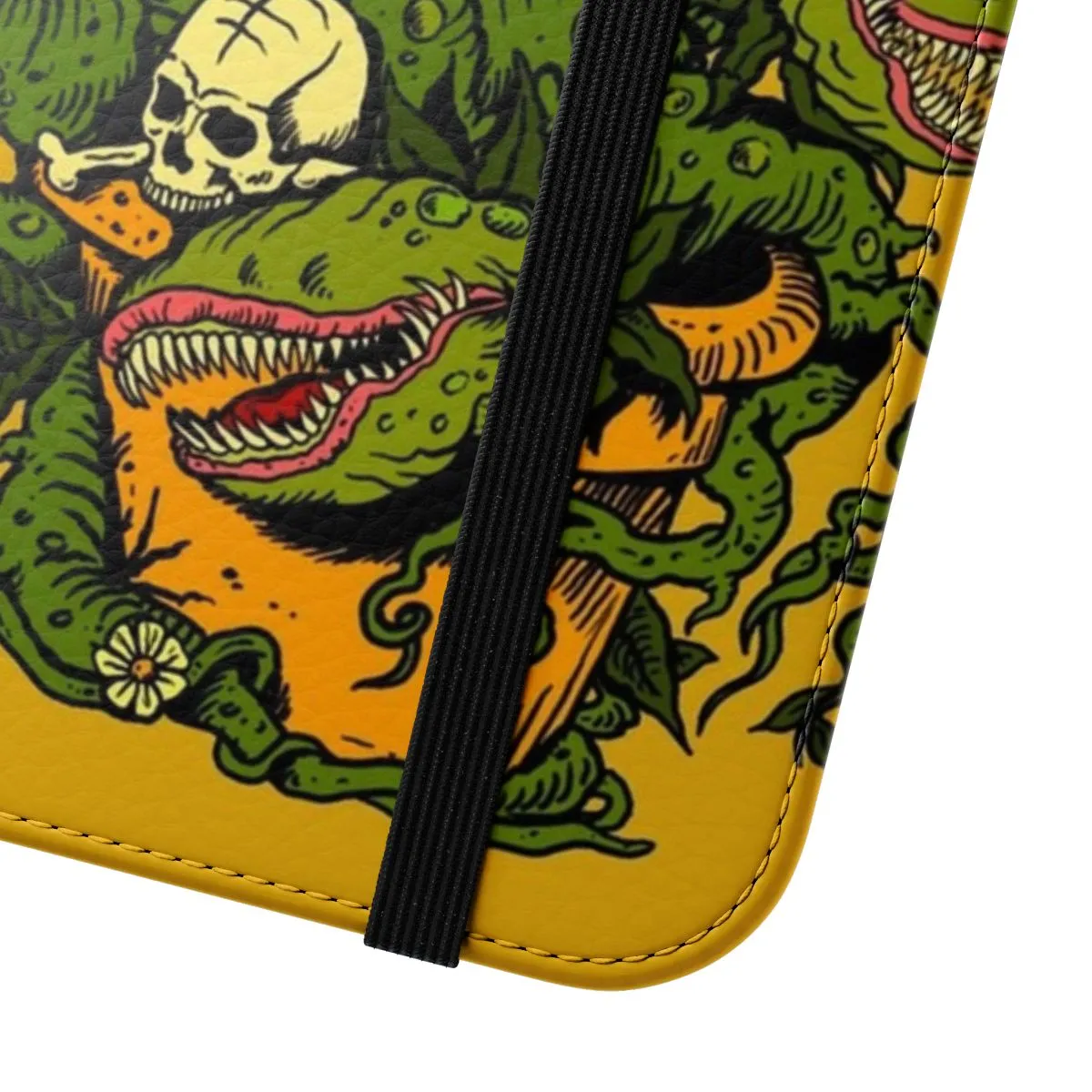 Carnivorous Plant-Inspired Flip Cover Phone Case